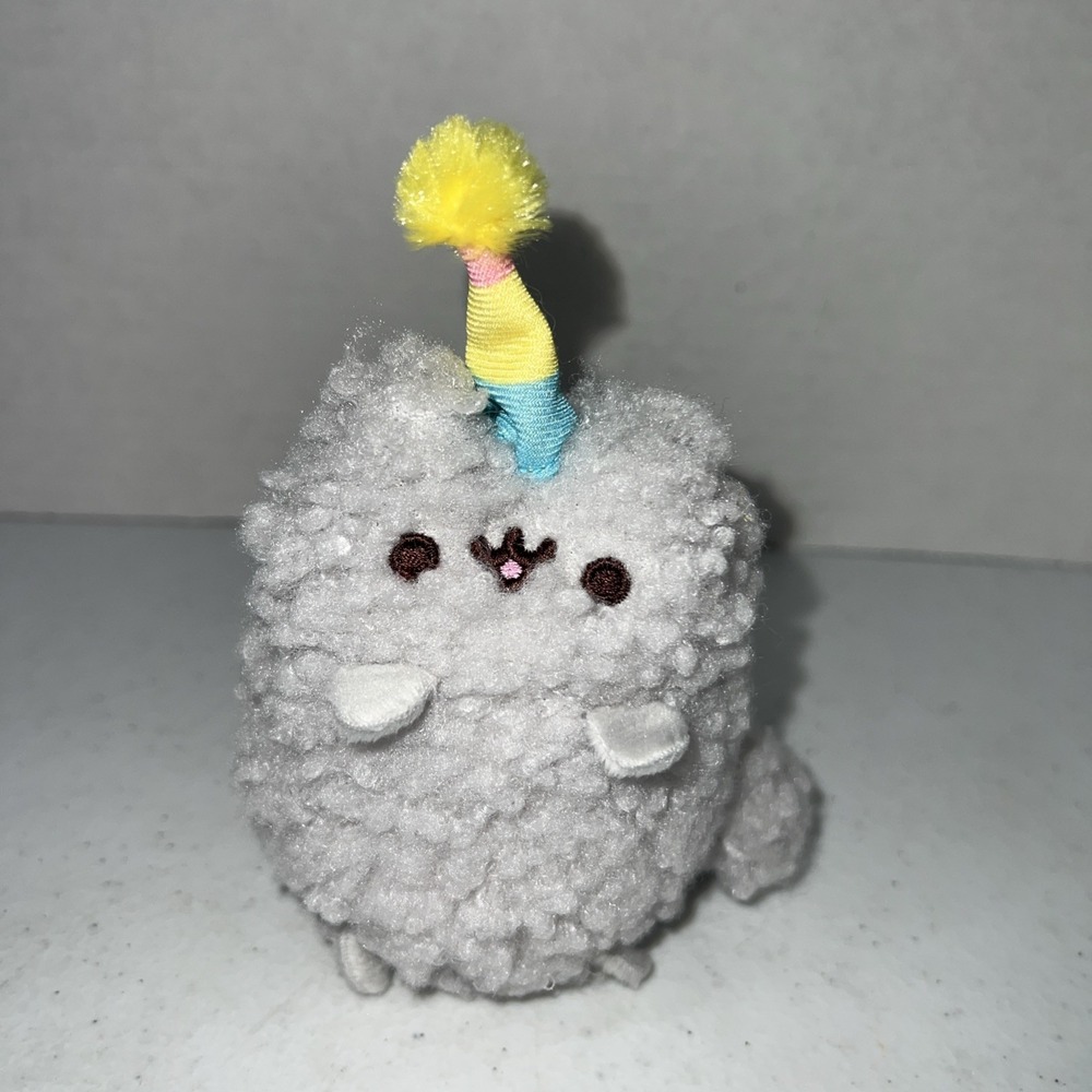 Pusheen Plush 6" Birthday Cake Cat Plush C3 Stuffed Animal 2017